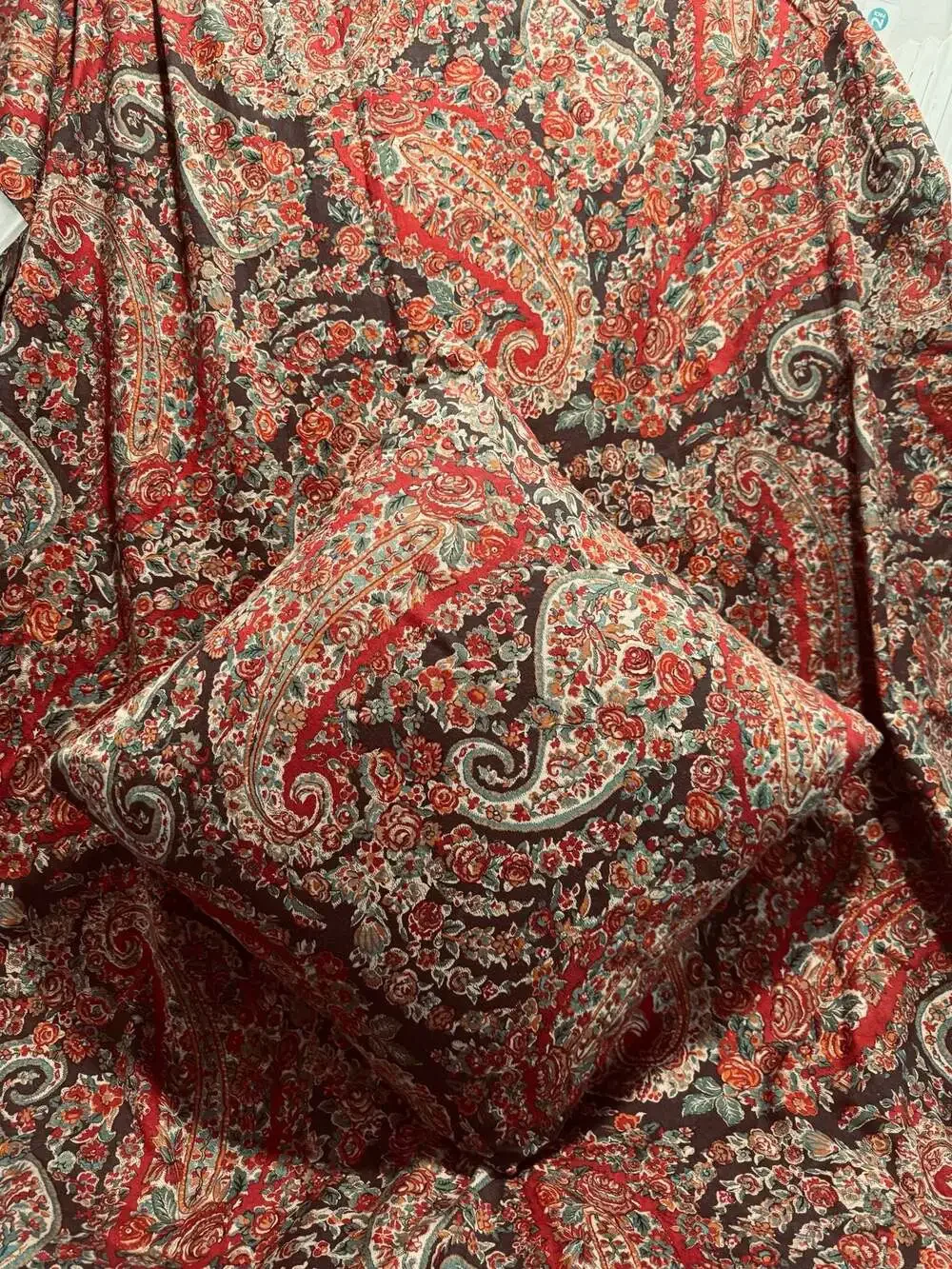 Vintage Pottery Barn 2013 Linen/Cotton Blend Carrie Print/Floral NWOT